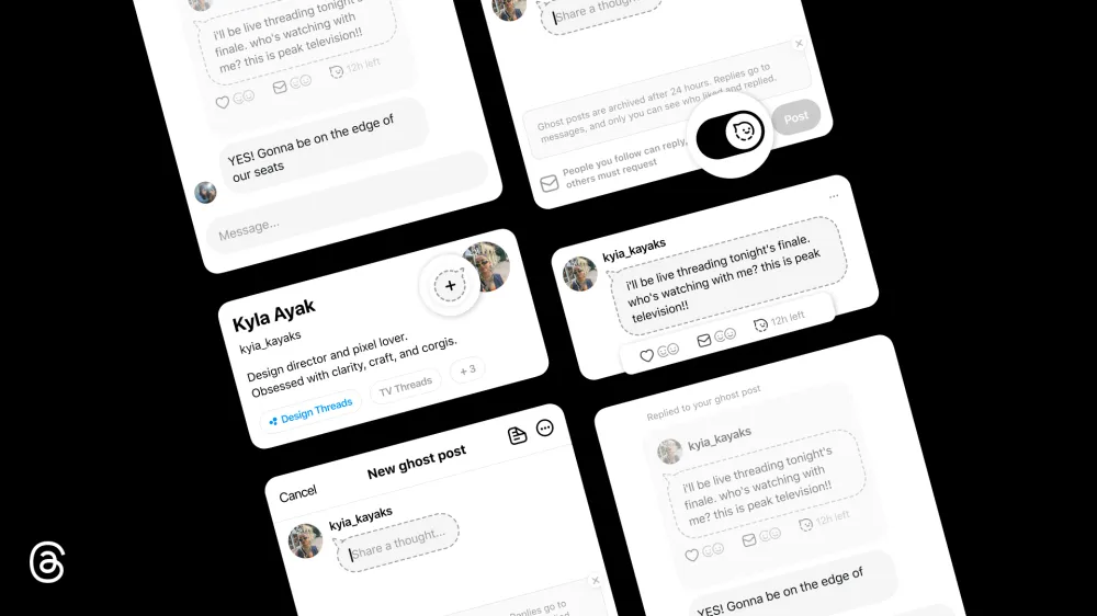 Posts efímeros en Threads