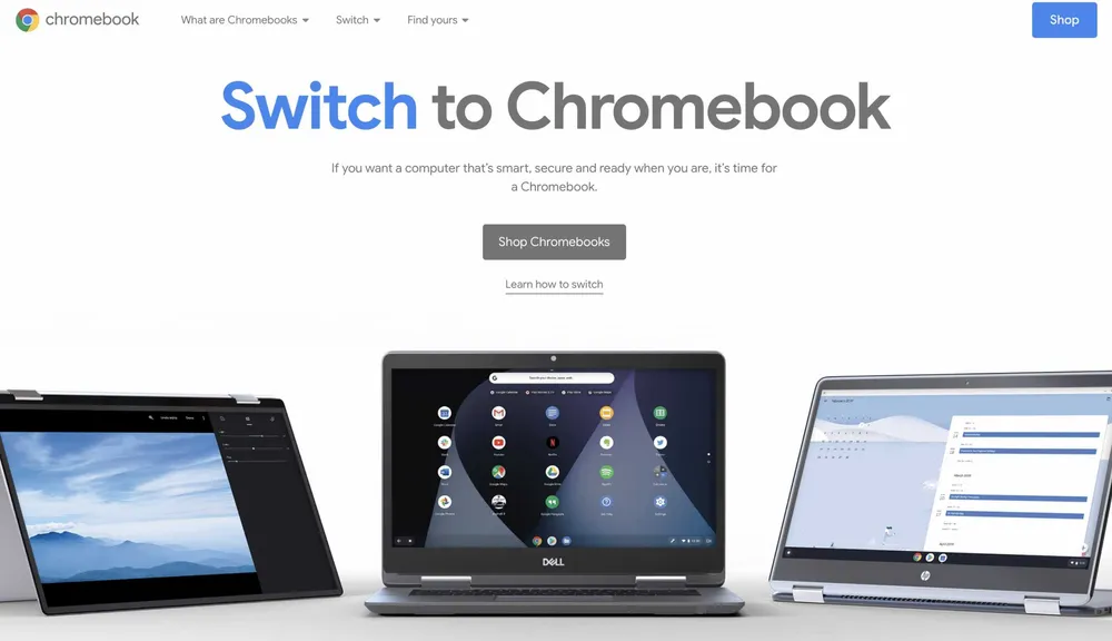 Diferentes Chromebook