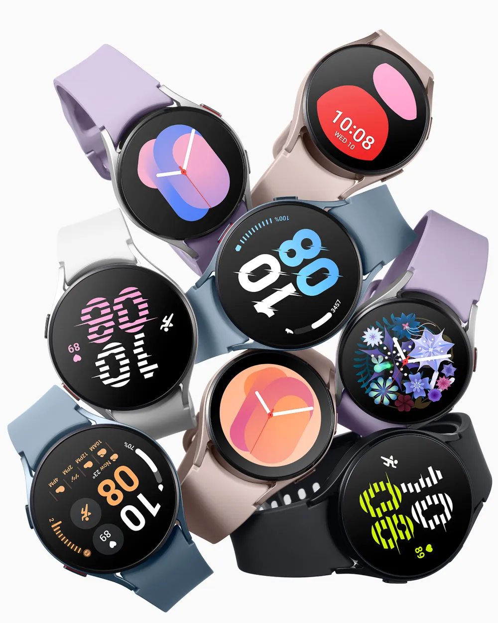 Varios modelos del reloj inteligente Samsung Galaxy Watch5