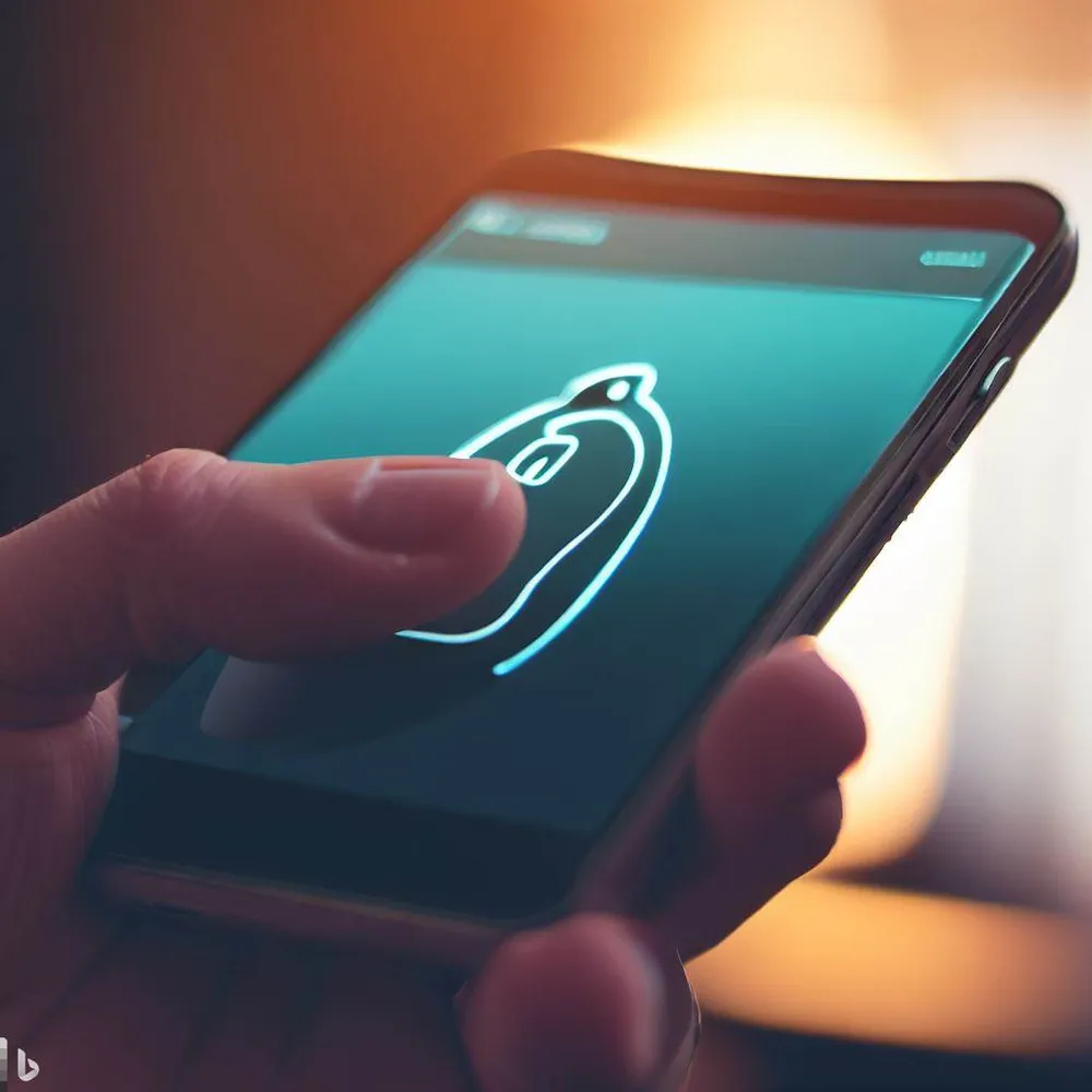 Un smartphone con uso de mando a distancia