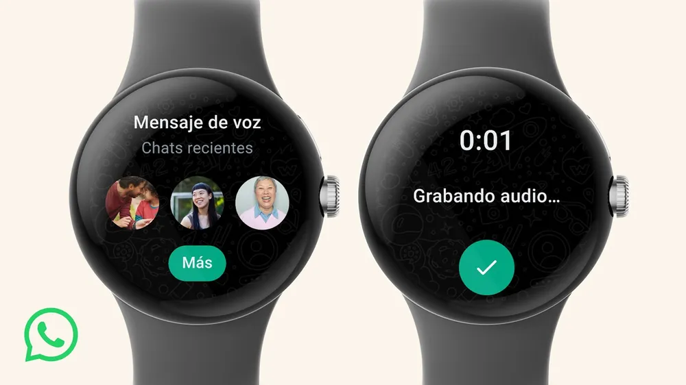 Notificaciones de WhatsApp en un Wear OS