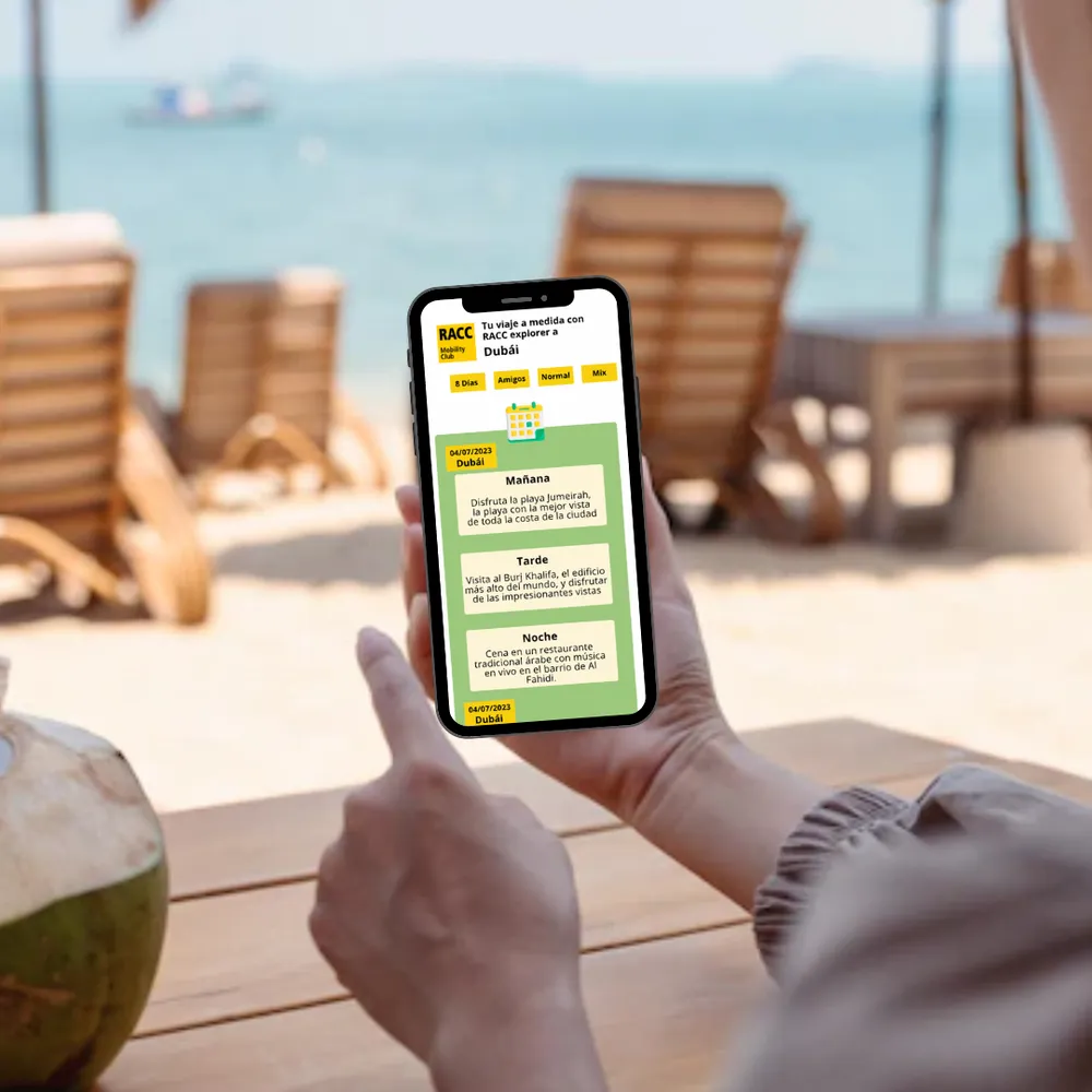 Planing de las vacaciones alborada por RACC Explorer