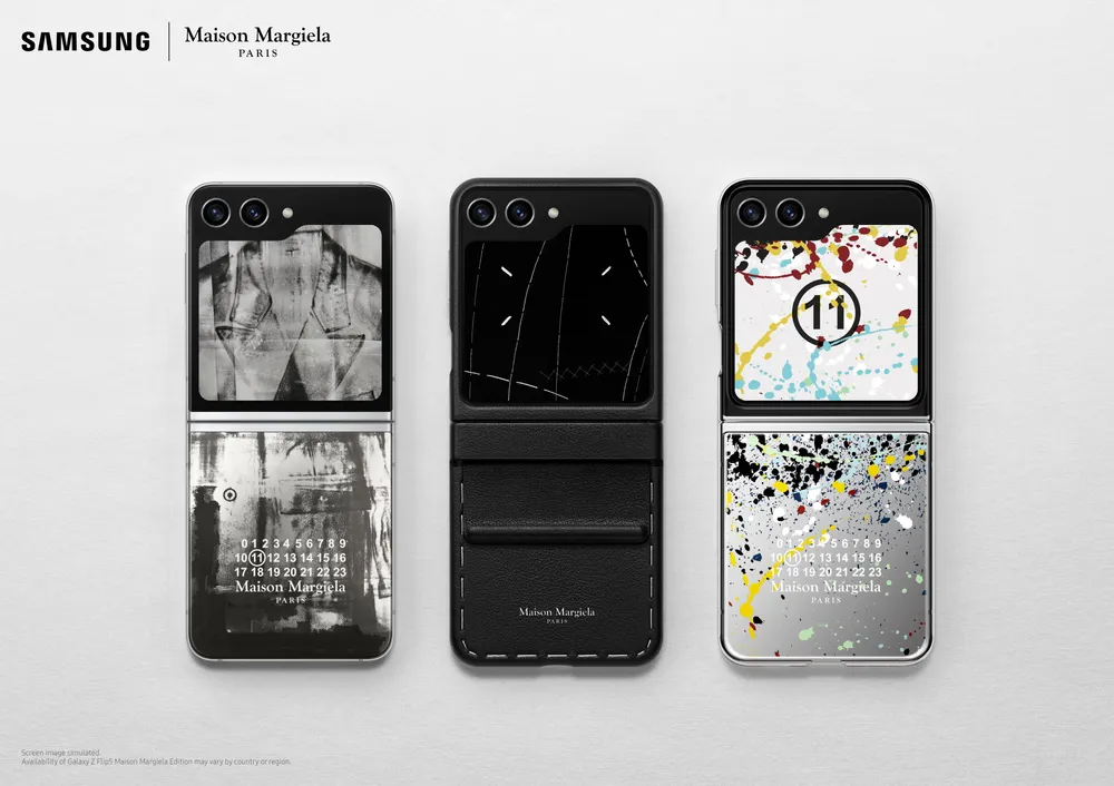 Edición especial del Samsung Galaxy Z Flip5 en colaboración con Maison Margiela