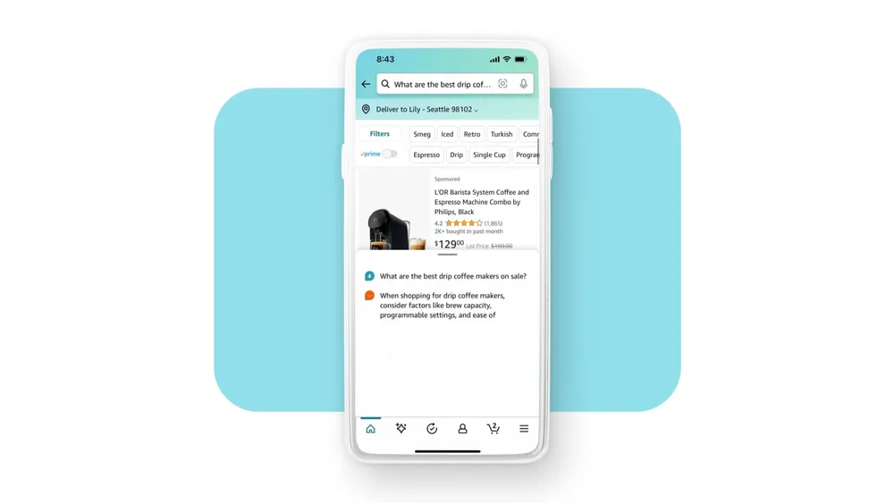 Rufus, la nueva IA generativa de Amazon