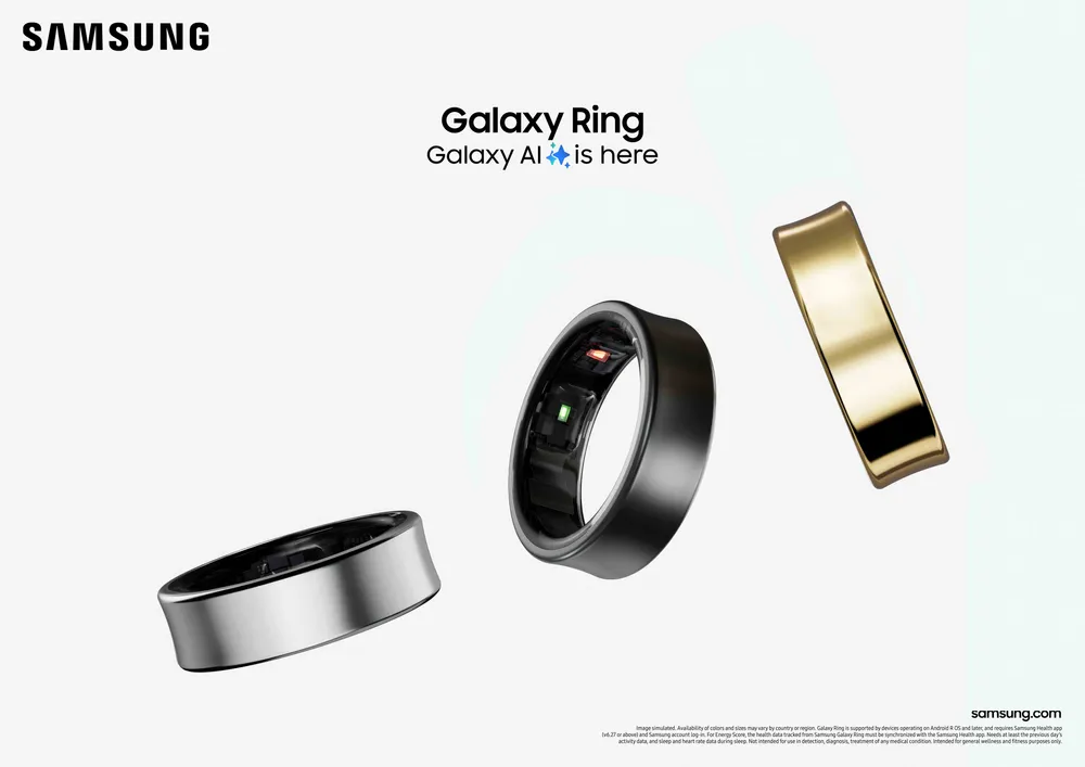 Imagen promocional del Samsung Galaxy Ring