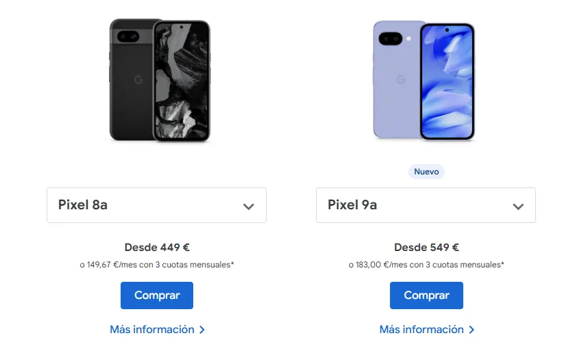 Pixel 9a vs Pixel 8a