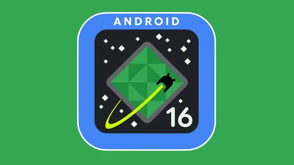 Logo de Android 16
