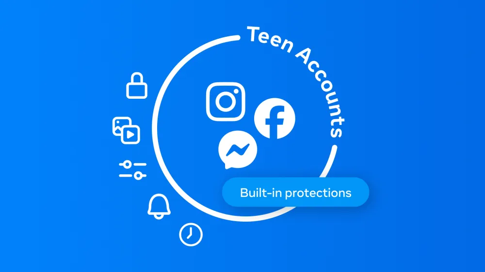 Meta lanza cuentas para adolescentes en Facebook e Instagram con control parental