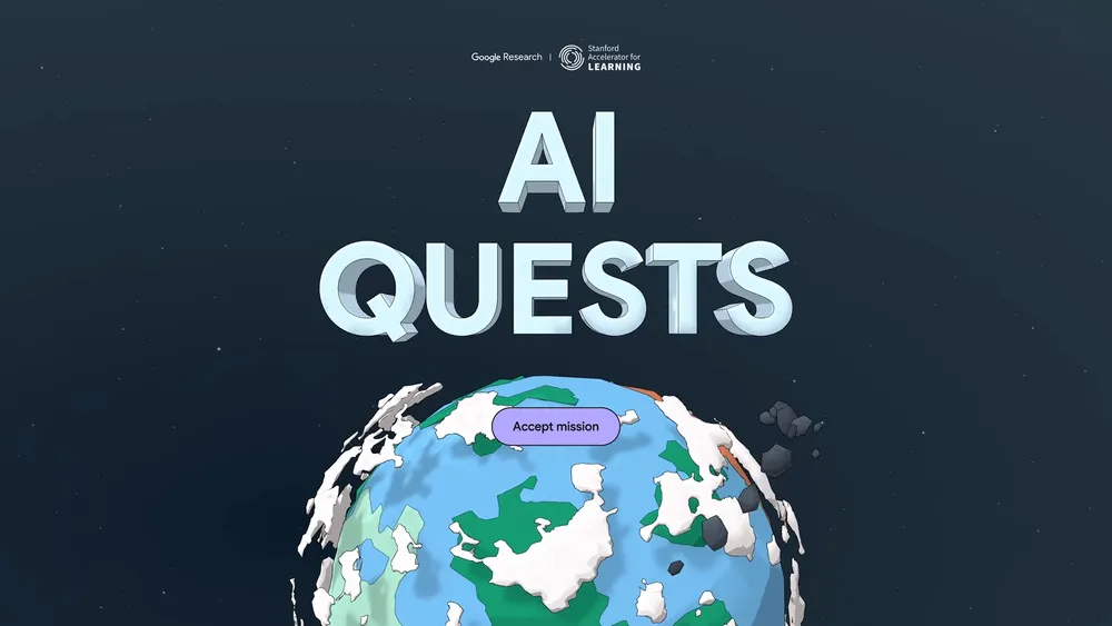 Fotograma del vídeo de presentación de Google AI Quests