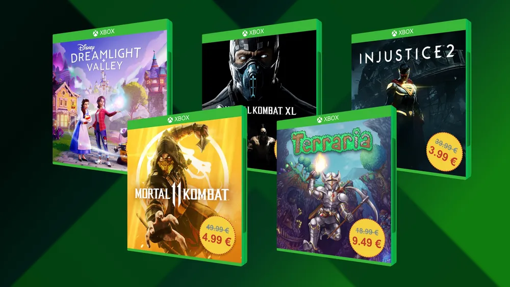 Portadas de algunos de los juegos de XBOX en oferta por tiempo limitado