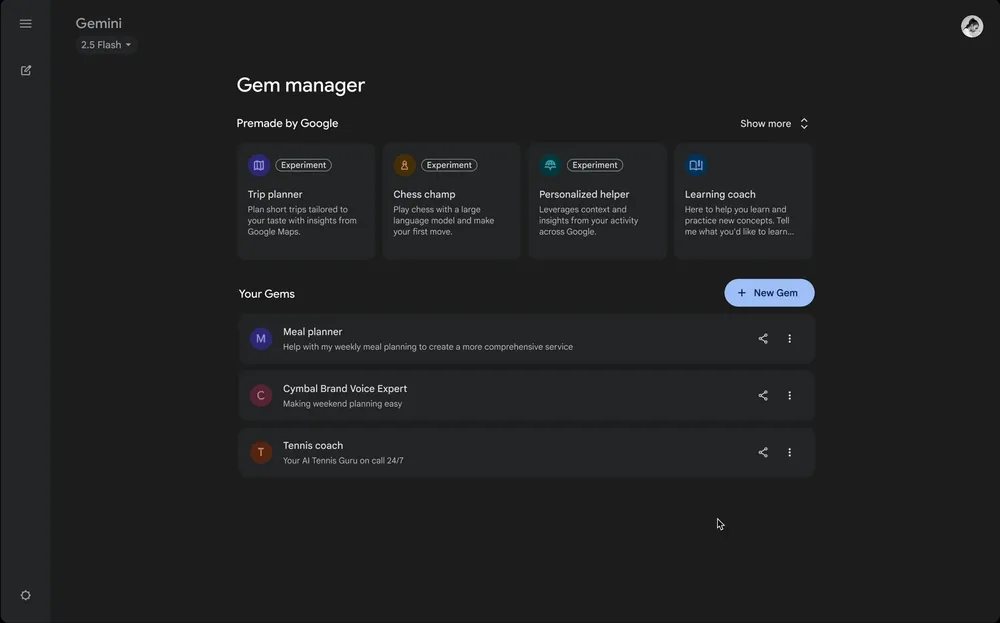 Gemini personalizados