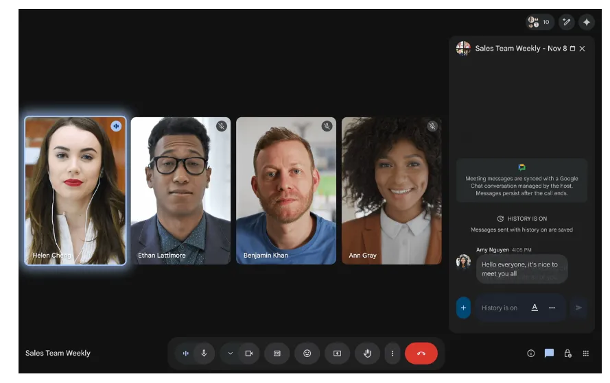 Google Meet y Chat se integran para mejorar la colaboración