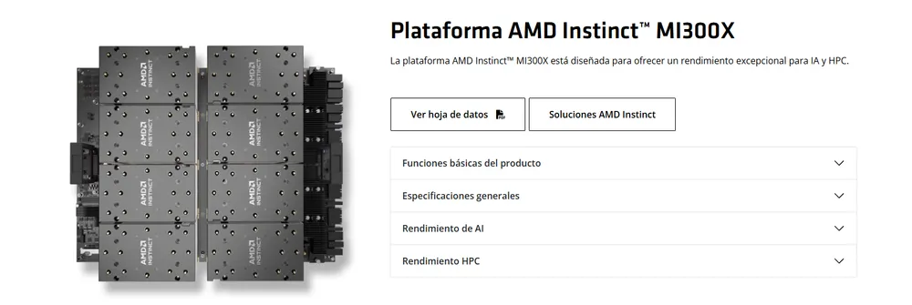 AMD Instinct MI300X Impulsa la IA de Próxima Generación