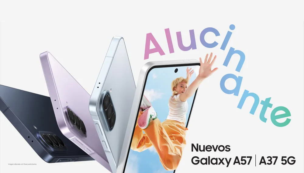 Imagen promocional de los nuevos Samsung Galaxy A57 y A37 5G