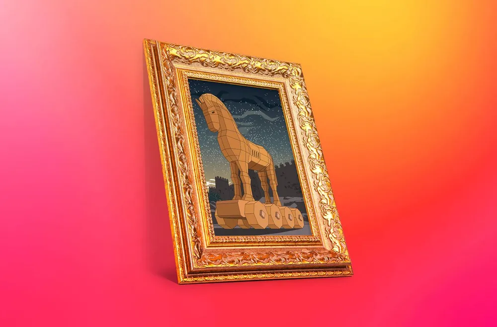 Cuadro de un caballo 