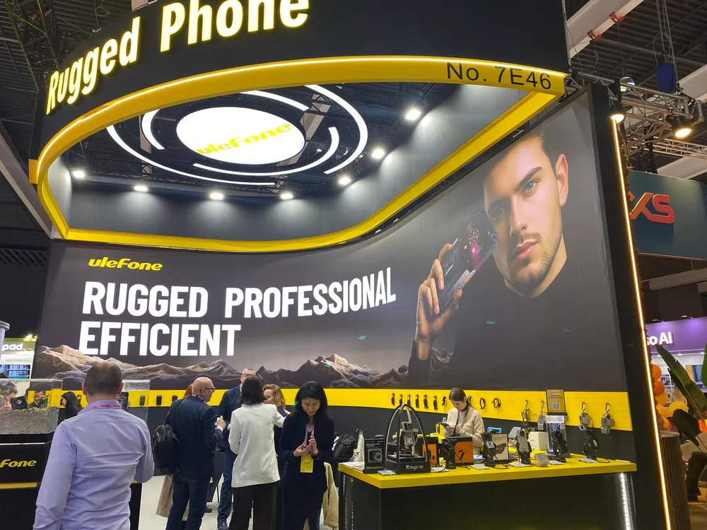 Fotografia del stand de Ulefone en el MWC 2026 de Barcelona
