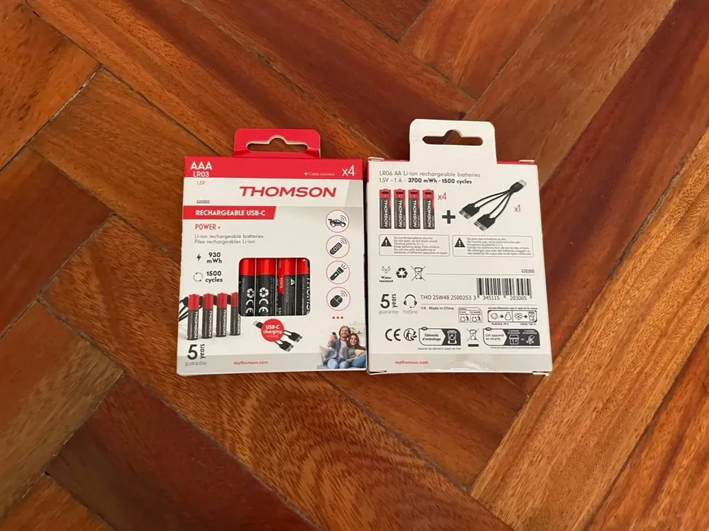 Pilas Thomson Power Plus USB-C