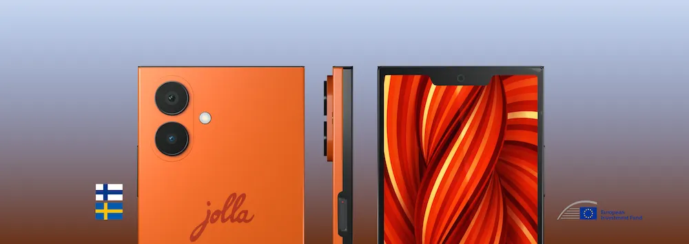 Jolla Phone en color naranja